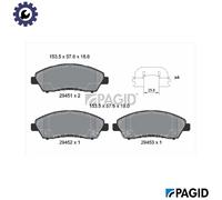 BRAKE PAD SET DISC BRAKE T2682N FOR FUSO 4P10-SAT2/NAT2/HAT2/BAT2/SAT4 3.0L