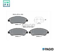 BRAKE PAD SET DISC BRAKE T2682N FOR FUSO 4P10-SAT2/NAT2/HAT2/BAT2/SAT4 3.0L