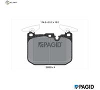 BRAKE PAD SET DISC BRAKE T2689N FOR BMW 1/F40/X/F48/i8/Roadster/I5/I2 X1 X2