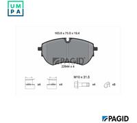 PAGID T2692N Brake pad set