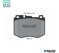 PAGID T2707N Brake pad set