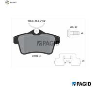 BRAKE PAD SET DISC BRAKE T2712N FOR PEUGEOT 3008/Van/MPV 5008 508/SW CITROËN