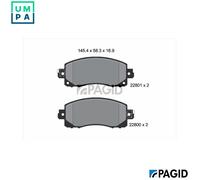 PAGID T2740N Brake pad set