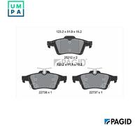BRAKE PAD SET DISC BRAKE T2749N FOR FORD FOCUS/III/Turnier/Hatchback/Van 1.0L