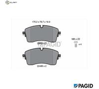 PAGID T2752N Brake pad set