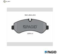 BRAKE PAD SET DISC BRAKE T2783N FOR MERCEDES-BENZ G-CLASS/Platform/Chassis 2.0L
