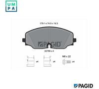 PAGID T2794N Brake pad set