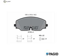 PAGID T2794N Brake pad set