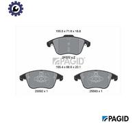 BRAKE PAD SET DISC BRAKE T2801N FOR FORD MONDEO/V/Turnier/Hatchback M1CB 1.0L