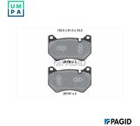 PAGID T2829N Brake pad set