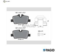 PAGID T2882N Brake pad set