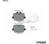 PAGID T2887N Brake pad set