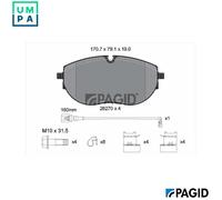 PAGID T2894N Brake pad set