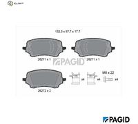 BRAKE PAD SET DISC BRAKE T2895N FOR FORD Q0JA 1.0L B7JG/M0JA/BZJA/B7JA 1.0L