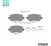 BRAKE PAD SET DISC BRAKE T2895N FOR FORD Q0JA 1.0L B7JG/M0JA/BZJA/B7JA 1.0L