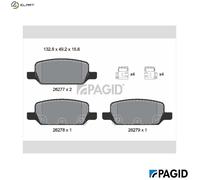 BRAKE PAD SET DISC BRAKE T2899N FOR TESLA MODEL/Y/3