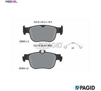 PAGID T2904N Brake pad set