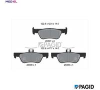 BRAKE PAD SET DISC BRAKE T2918N FOR HONDA LEB8 1.5L 4cyl JAZZ V