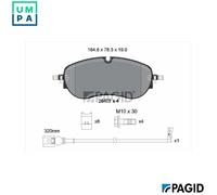 PAGID T2919N Brake pad set