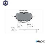 PAGID T2920N Brake pad set