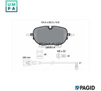 PAGID T2920N Brake pad set