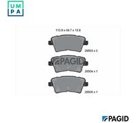 BRAKE PAD SET DISC BRAKE T2942N FOR KIA G4KH 2.0L 4cyl OPTIMA