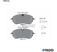 BRAKE PAD SET DISC BRAKE T2944N FOR LAND ROVER DISCOVERY/SPORT/VAN RANGE 1.5L