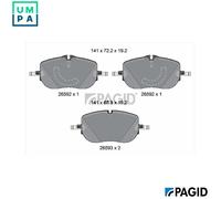 PAGID T2963N Brake pad set