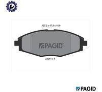 PAGID T3093N Brake pad set