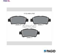 PAGID T3098N Brake pad set