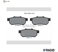 PAGID T3107N Brake pad set