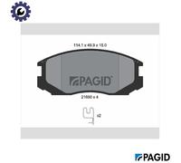 BRAKE PAD SET DISC BRAKE T3109N FOR MITSUBISHI COLT/IV/III LANCER/Hatchback/VI