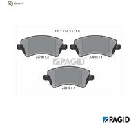 BRAKE PAD SET DISC BRAKE T3120N FOR TOYOTA 1ND-TV 1.4L 2ZZ-GE 1.8L 4ZZ-FE 1.4L