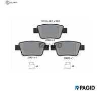 PAGID T3130N Brake pad set