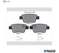 PAGID T3130N Brake pad set