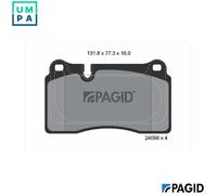 PAGID T3132N Brake pad set