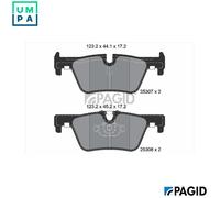 PAGID T3138N Brake pad set