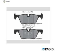 BRAKE PAD SET DISC BRAKE T3138N FOR BMW 2/F87/Convertible/F3/F0/F1/4 B37D15 1.5L