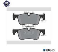 PAGID T3141N Brake pad set