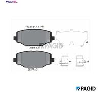 BRAKE PAD SET DISC BRAKE T3145N FOR VW DODGE FIAT LANCIA CHRYSLER