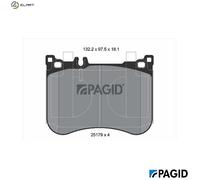 BRAKE PAD SET DISC BRAKE T3146N FOR MERCEDES-BENZ M276.824/825OM 642.861 3.0L