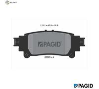 PAGID T3147N Brake pad set