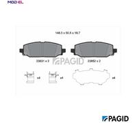 PAGID T3163N Brake pad set