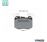 BRAKE PAD SET DISC BRAKE T3175N FOR MERCEDES-BENZ M274.920/264.920 2.0L 4cyl GLC