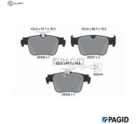 PAGID T3188N Brake pad set