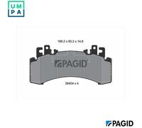 BRAKE PAD SET DISC BRAKE T3191N FOR MERCEDES-BENZ