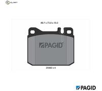 BRAKE PAD SET DISC BRAKE T4135N FOR MERCEDES-BENZ M 115.954 2.3L 4cyl 123 2.7L
