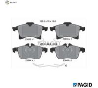 BRAKE PAD SET DISC BRAKE T4171N FOR OPEL CORSA ADAM B10XFT/10XFL D10XFT 1.0L