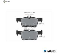 BRAKE PAD SET DISC BRAKE T4181N FOR FORD USA YMCB/YMCA/YLCA/YLCB/BCCA 2.0L 4cyl