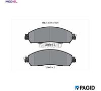 BRAKE PAD SET DISC BRAKE T4182N FOR NISSAN NV200/EVALIA/Bus/Van LEAF